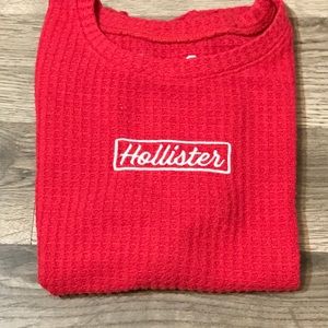 Red hollister top